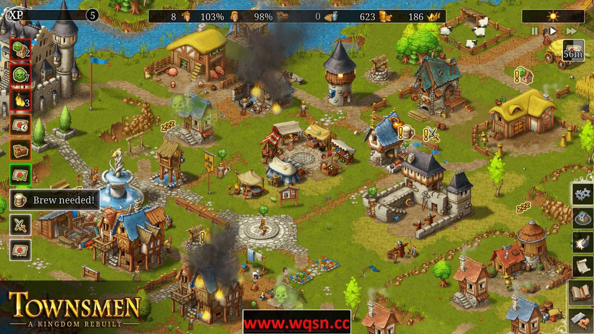 《家园:重建王国/Townsmen》v2.2.8.0免安装中文版 - 造梦少女游戏网-造梦少女游戏造梦少女游戏网