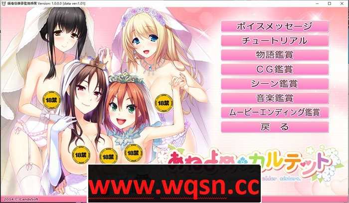 【纯爱GAL/汉化】姐嫁四重奏：Ane Yome Quartet AI最新汉化版+存档【新汉化/CV/4.5G】 - 造梦少女游戏网-造梦少女游戏造梦少女游戏网