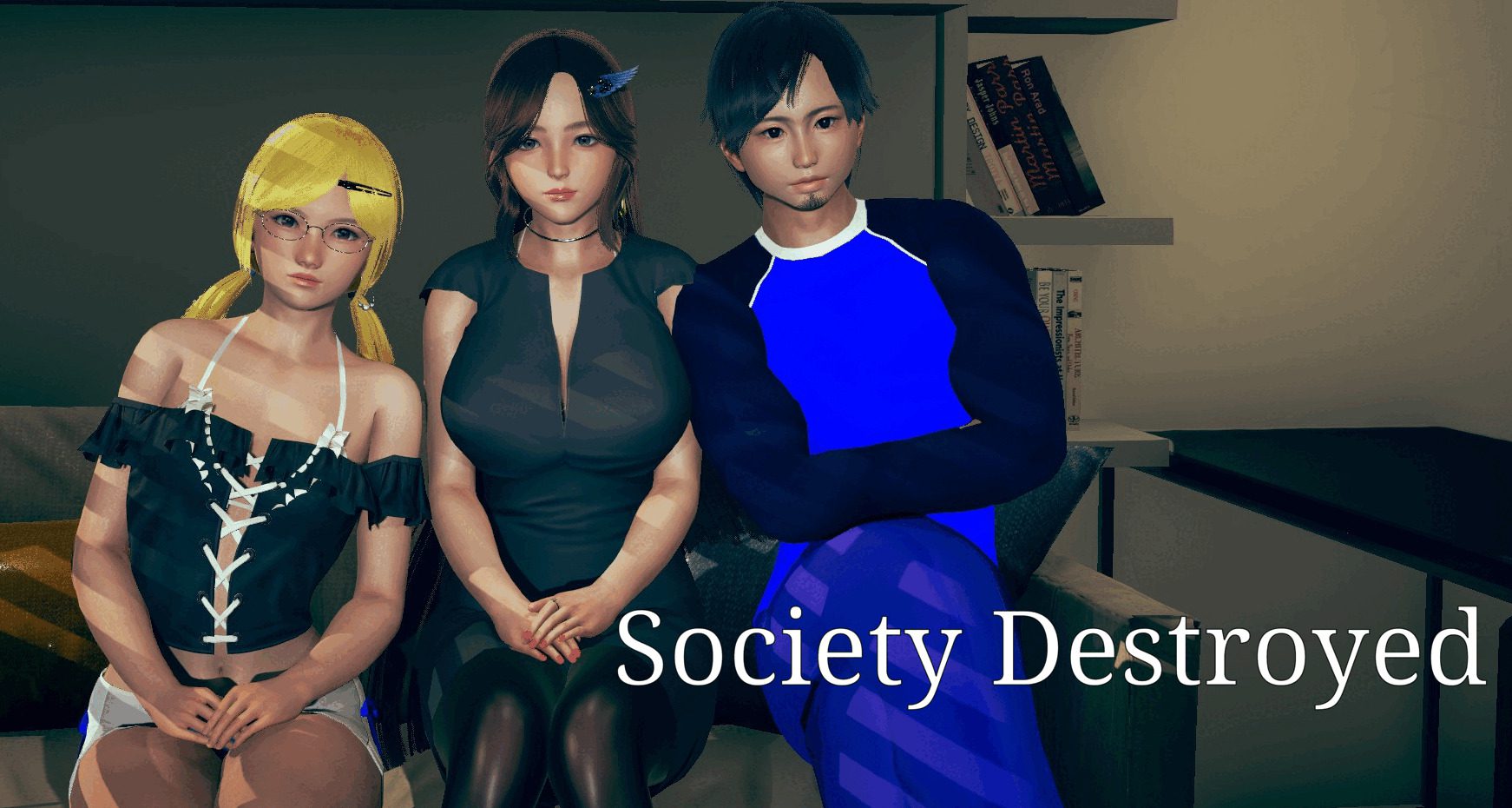 [国风SLG汉化动态] 社会被摧毁 Society Destroyed [v1.0][双端490M] - 造梦少女游戏网-造梦少女游戏造梦少女游戏网