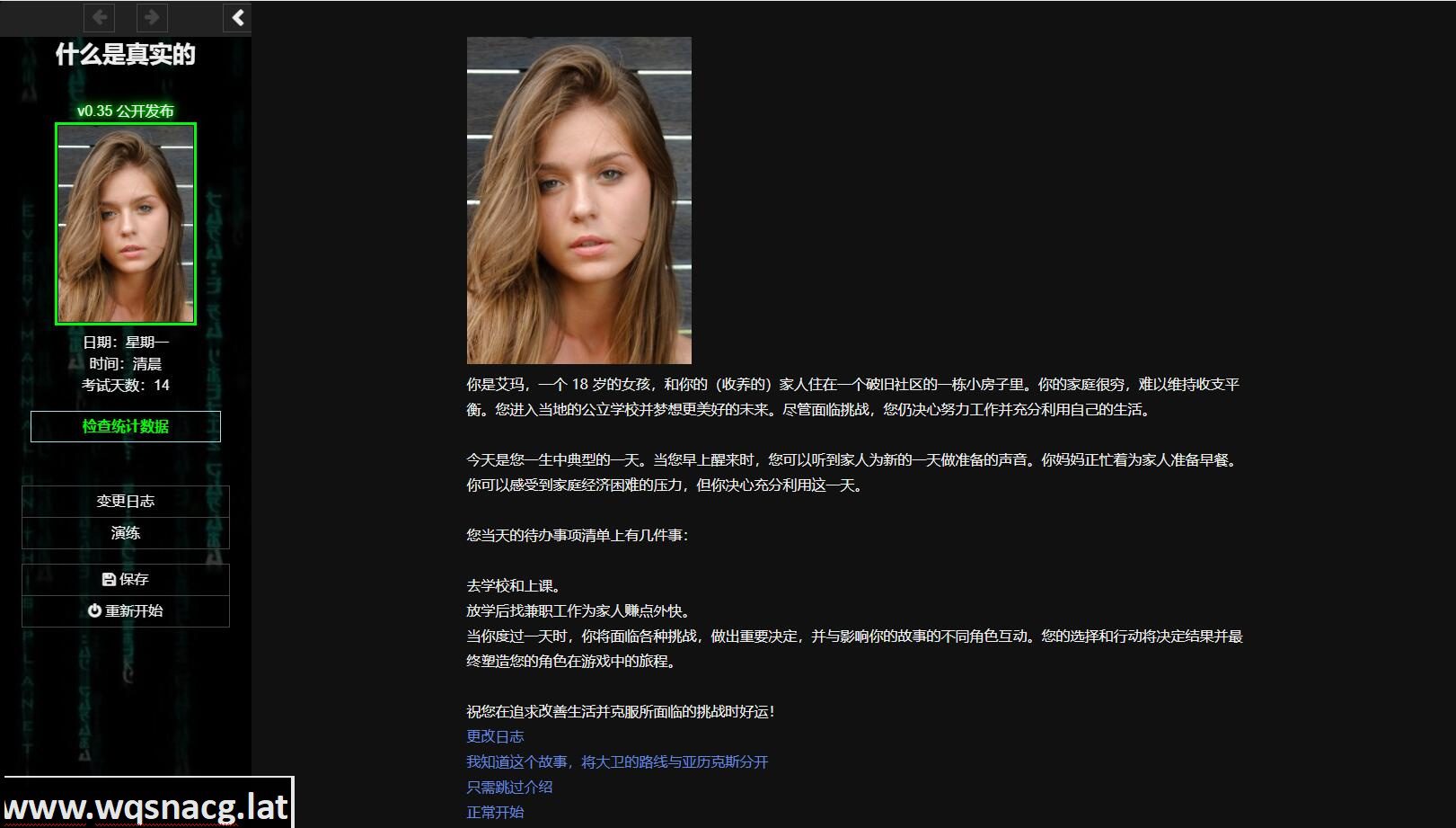 [现实真人HTML浏览器汉化] 什么是真实的？What is real 0.92 christmas edition 浏览器中文7.5G-造梦少女游戏造梦少女游戏网