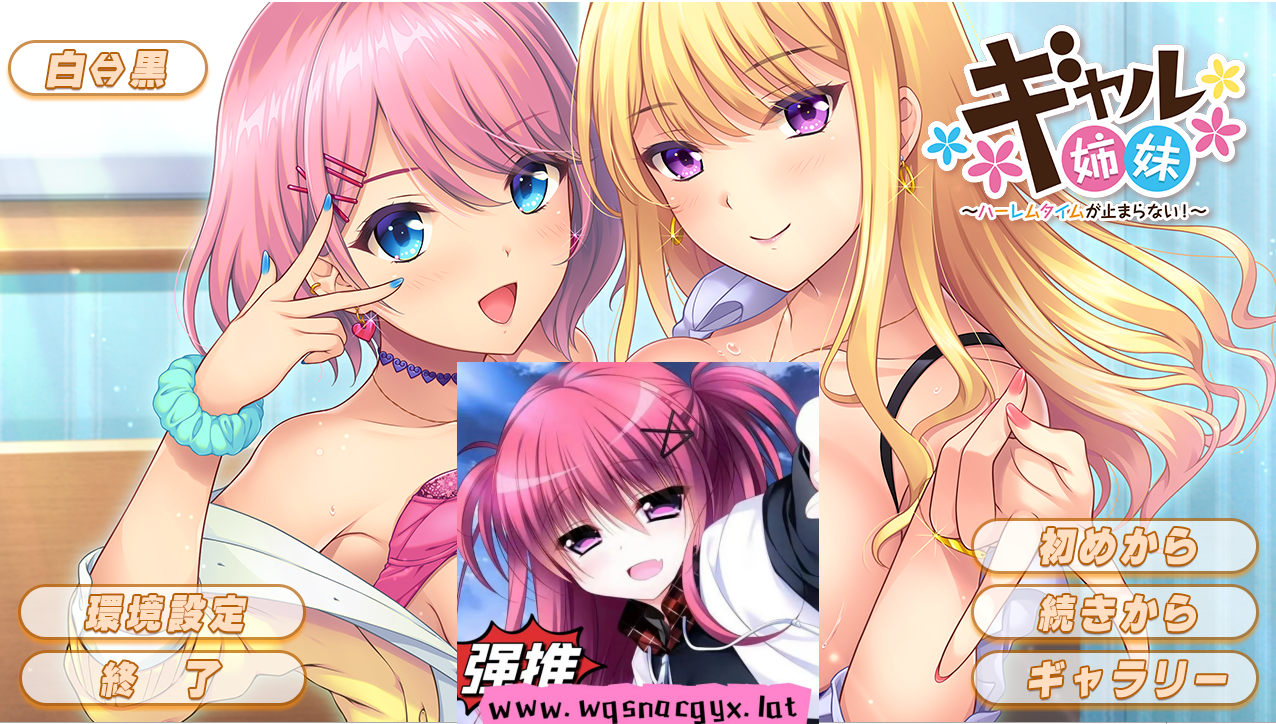 [ADV/汉化] 辣妹姐妹～后宫时间无法停止ギャル姉妹！AI汉化版 [多空/1.4G] - 造梦少女游戏网-造梦少女游戏造梦少女游戏网