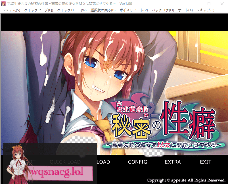 [ADV/汉化] 完美学生会长的秘密XP~让高岭之花般的女友绽放为O女 AI汉化版500M - 造梦少女游戏网-造梦少女游戏造梦少女游戏网