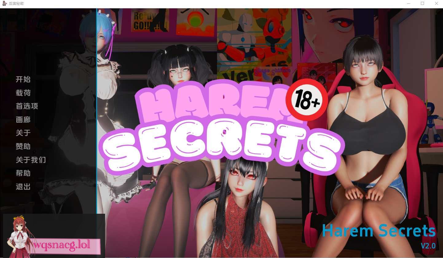 [亚洲风SLG/汉化] 后宫的秘密 Harem Secrets 2.1 PC+安卓汉化版 1.5G-造梦少女游戏造梦少女游戏网