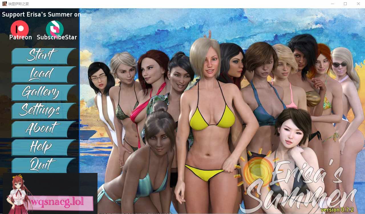 [SLG/汉化] 厄丽莎的夏天 Erisa’s Summer [v0.7.2] PC+安卓汉化版3.2G - 造梦少女游戏网-造梦少女游戏造梦少女游戏网