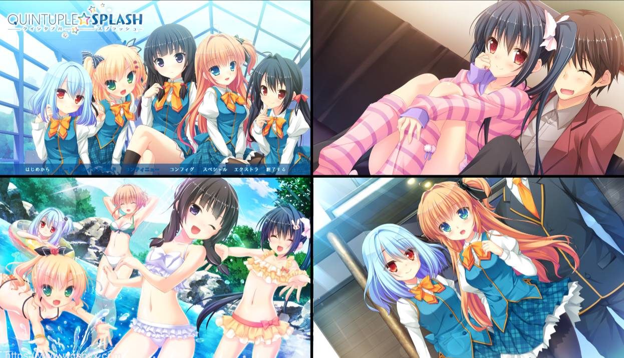 [ADV/汉化][Parasol] QUINTUPLE☆SPLASH claude3DL硬盘版+特典+汉化补丁-造梦少女游戏造梦少女游戏网