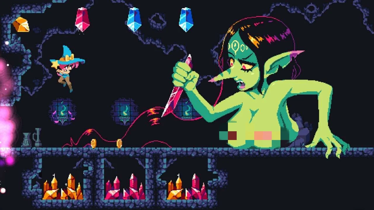 [动作ACT/像素动态] 翻转女巫 FlipWitch - Forbidden Sex Hex v1.5 官方中文版 3.2G-造梦少女游戏造梦少女游戏网