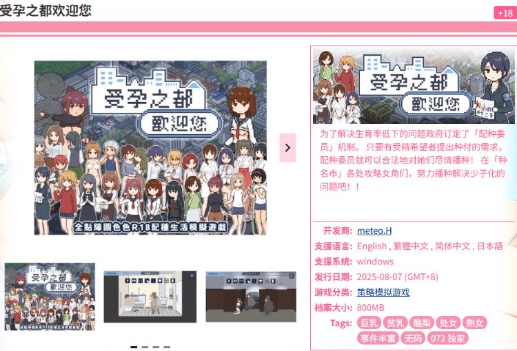图片[2]-造梦少女游戏【像素SLG】受孕之都欢迎您 Ver1.01 官方中文步兵版 - 造梦少女游戏网-造梦少女游戏造梦少女游戏网