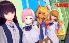 [日式SLG/汉化] 学院：直播！Academy: Live! v0.09 [PC+安卓/4.9G] 阿里网盘下载-造梦少女游戏造梦少女游戏网