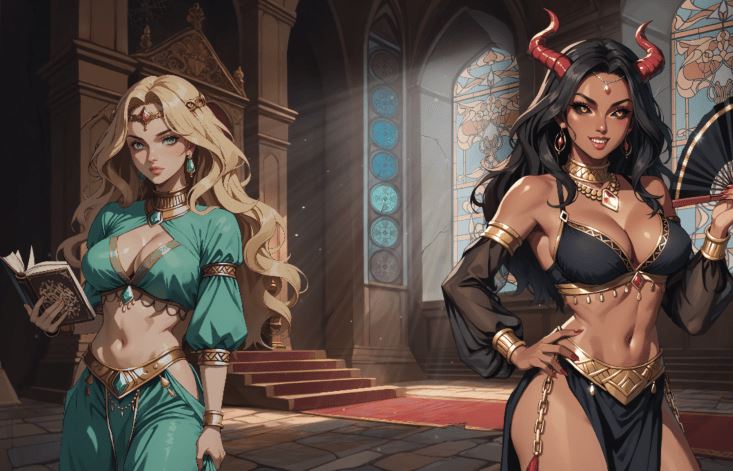 图片[2]-造梦少女游戏[亚洲风SLG] 极乐后宫：1001 欢愉 LUST HAREM: 1001 Pleasures 官中步兵版 [1.2G]阿里网盘下载 - 造梦少女游戏网-造梦少女游戏造梦少女游戏网